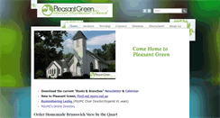 Desktop Screenshot of pleasantgreenumc.org